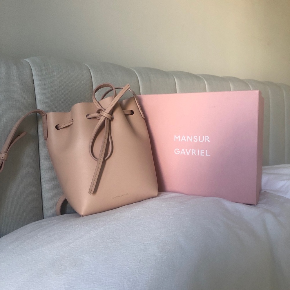 Ltd. Edition Spring Mansur Gavriel Bucket Bag Pink